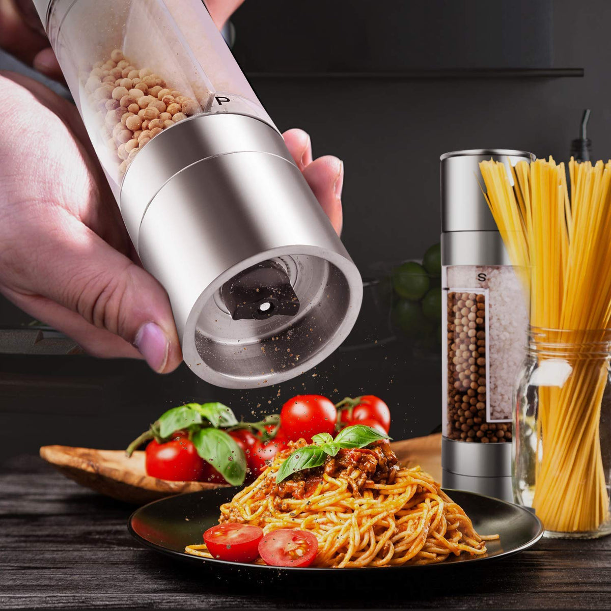 2 in 1 Manual Salt and Pepper Grinder – iCorer