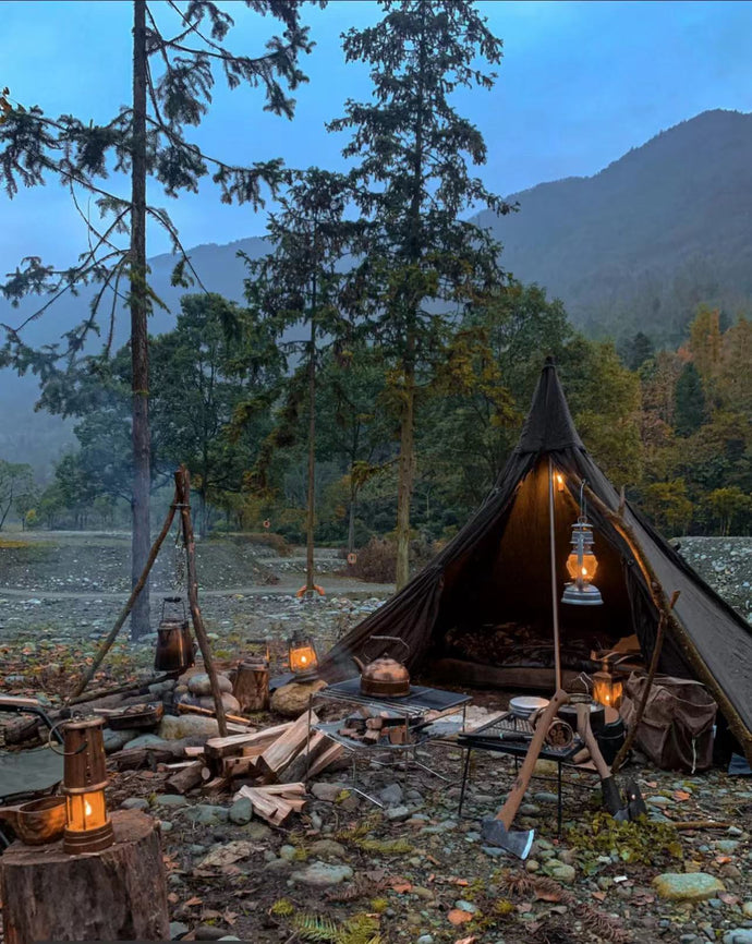 Autumn camping for one person, is it lonely? It's more romantic! To Island