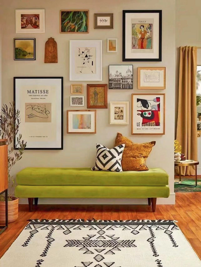 How to hang pictures is also an art🎨