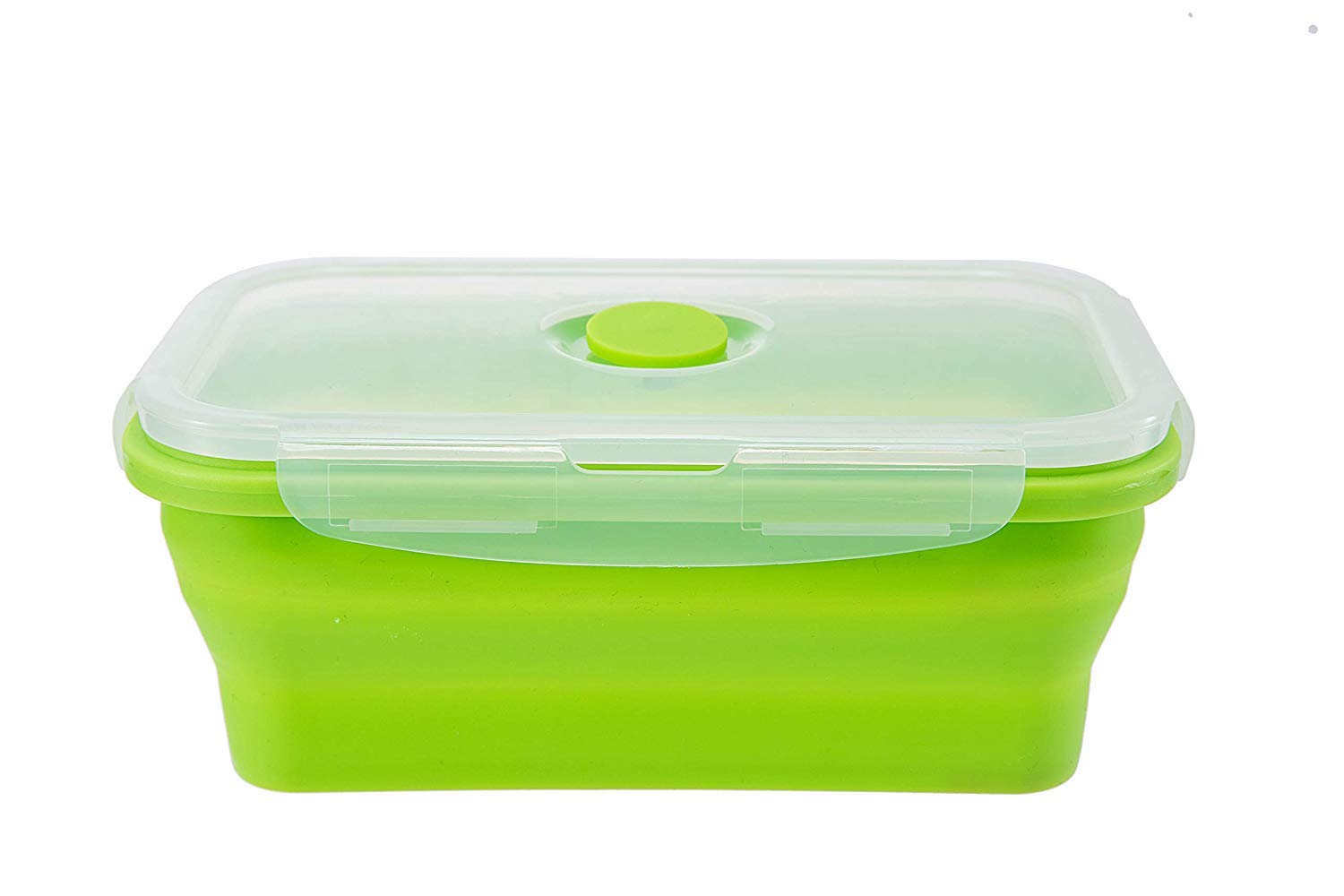 Mifoci 6 Pcs Silicone Food Containers Collapsible Storage Containers with  Airtight Lids Stacking Leftover Food Storage Collapsible Lunch Box for
