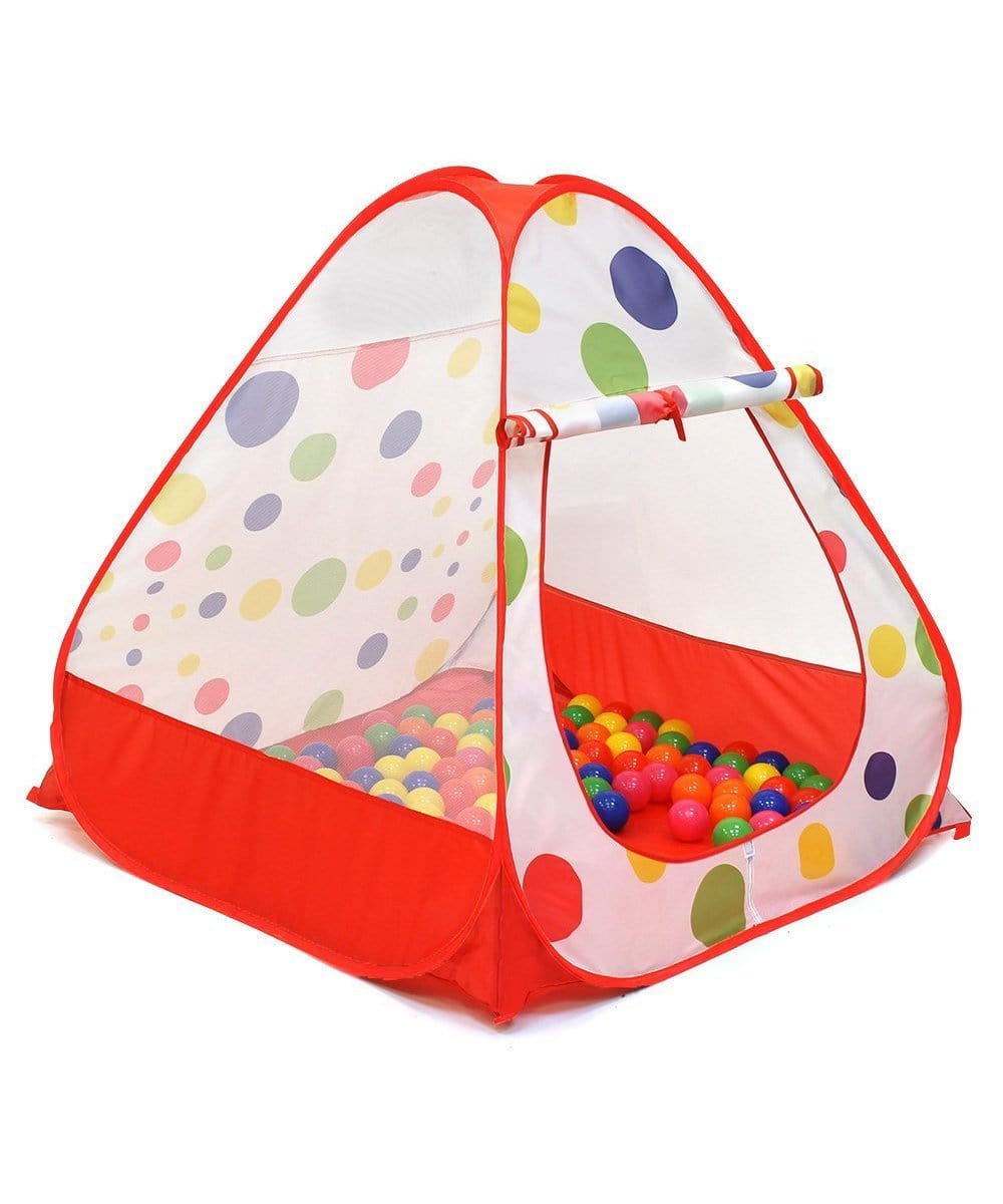 Pop Up Kids Play Tent, Balls Not Included, Red