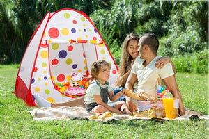 Pop Up Kids Play Tent, Balls Not Included, Red